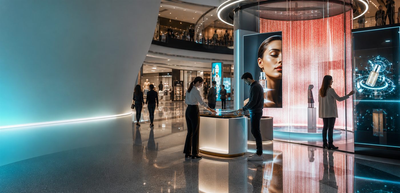AI-powered experiential installation